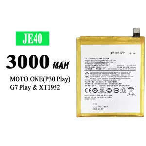 Phone battery JE40 for Motorola Moto G7 / Moto G7 Play / Moto One / P30 Play