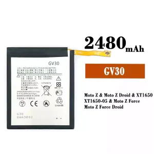 Phone battery GV30 for Motorola Moto Z / Moto Z Droid / Moto Z Force / Moto Z Force Droid