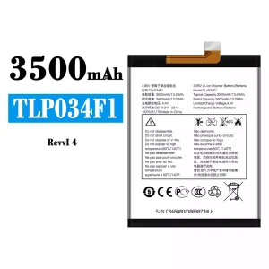 Phone battery TLP034F1 for Alcatel Revvl 4