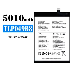Phone battery TLP049B8 for Alcatel TCL 505/T509K