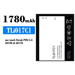 Phone battery TLi017C1 for Alcatel One Touch Streak PIXI 4.5