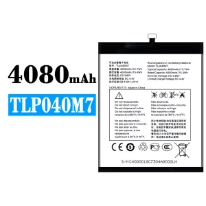 Phone battery TLP040M7 for Alcatel