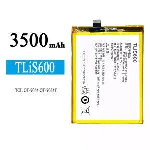 Phone battery TLiS600 for Alcatel TCL OT-7054/OT-7054T
