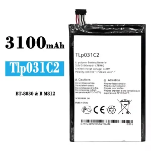 Phone battery TLP031C2 for Alcatel BT-8030/B M812