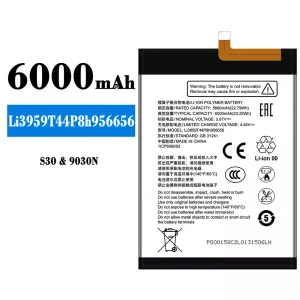 Phone battery Li3959T44P8h956656 for ZTE S30