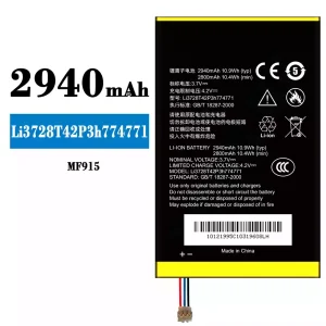 Phone battery Li3728T42P3h774771 for ZTE MF915