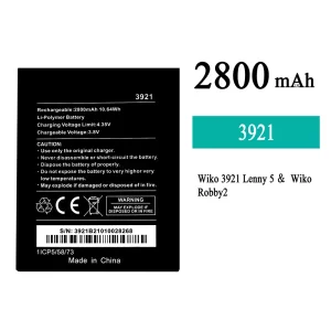 Phone battery 3921 for WIKO LENNY 5
