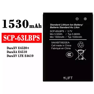 Phone battery SCP-63LBPS for Kyocera E4520 E4510 E4610