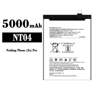Phone battery NT04 for Nothing Phone 3a Pro