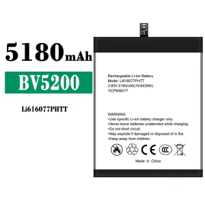 Phone battery Li616077PHTT for Blackview BV5200