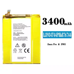 Phone battery Li3934T44P8H876744 for ZTE Zmax Pro