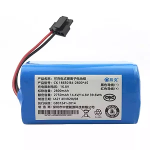 Replacement Battery For Robot Vacuum cleaner TOMEFON TF-S450 TF-S750 (3400mAh)