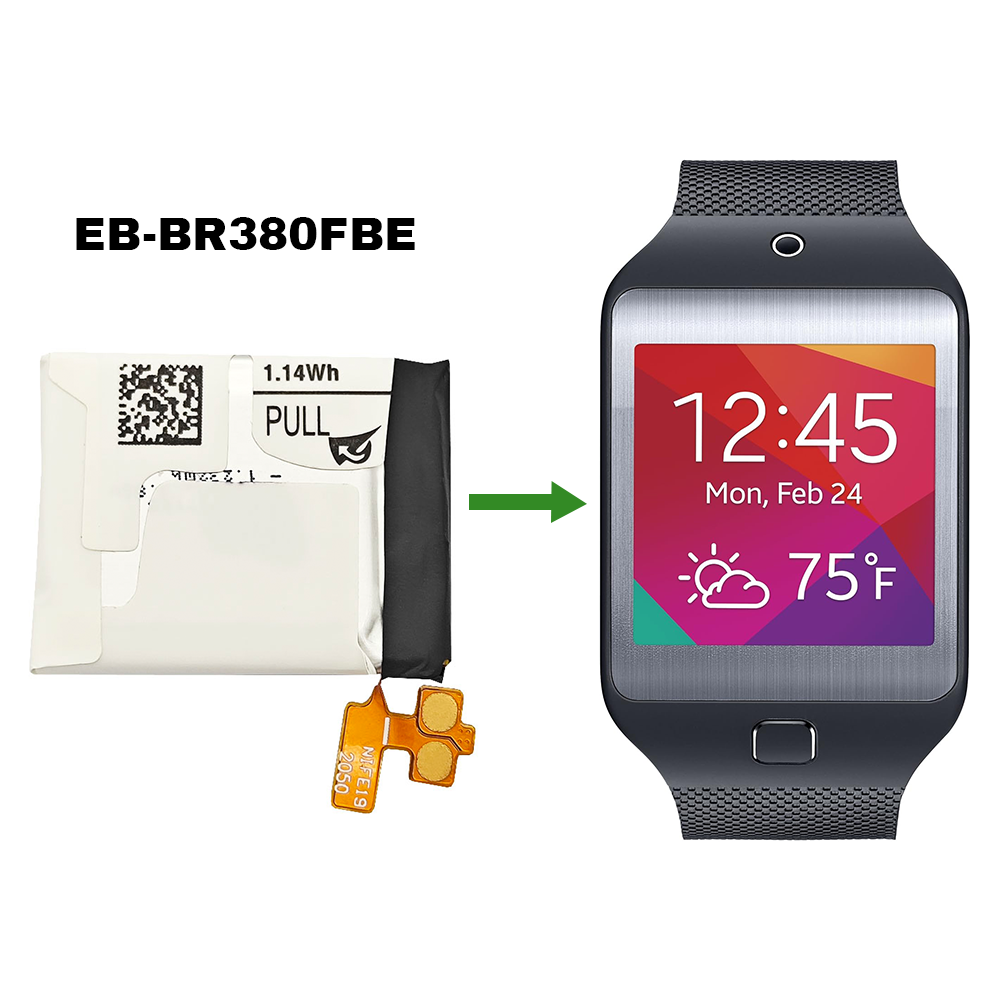 Replacement battery EB-BR380FBE for Samsung Gear 2 (SM-R380),Gear 2 Neo (SM-R381) - Image 4