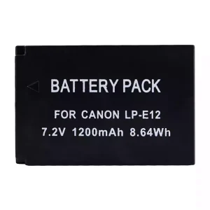 Camera battery for Canon LP-E12