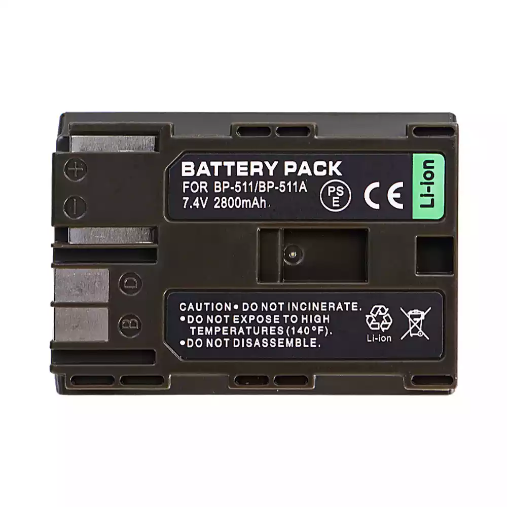 Camera battery for Canon BP-511 BP-511A