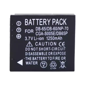 Camera battery for PANASONIC CGA-S005,DMW-BCC12