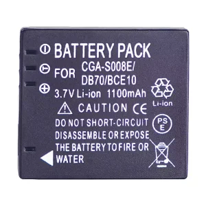 Camera battery for PANASONIC CGA-S008 CGA-S008A CGA-S008A/1B CGA-S008E CGA-S008E/1B