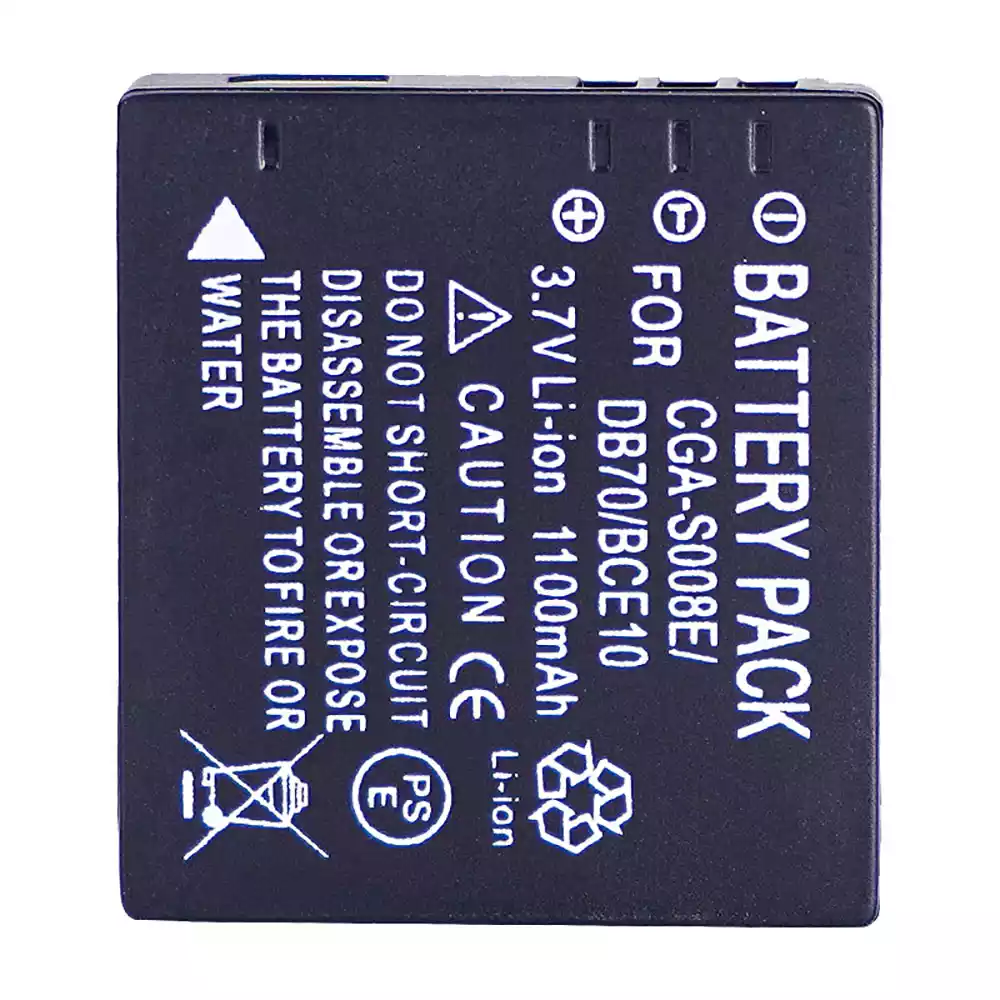 Camera battery for PANASONIC CGA-S008 CGA-S008A CGA-S008A/1B CGA-S008E CGA-S008E/1B - Image 4