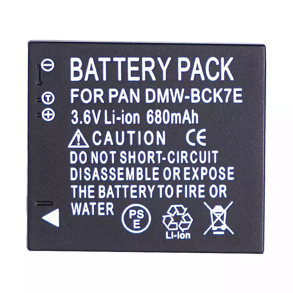 Camera battery for PANASONIC DMW-BCK7E DMW-BCK7