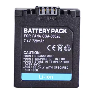 Camera battery for PANASONIC CGA-S002E CGA-S002 DMW-BM7