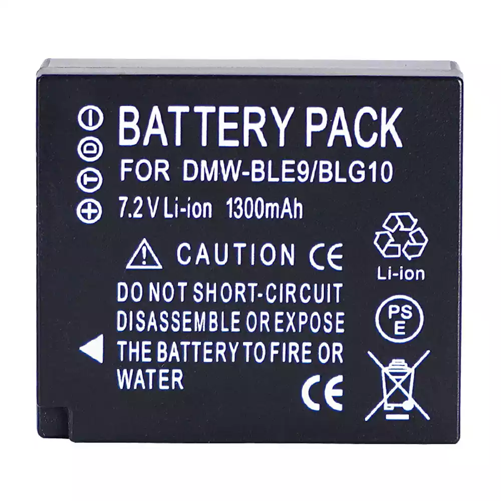 Camera battery for PANASONIC DMW-BLE9,DMW-BLG10