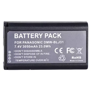 Camera battery for PANASONIC DMW-BLJ31 DMW-BLJ31GK