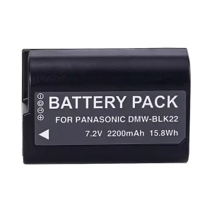 Camera battery for PANASONIC DMW-BLK22