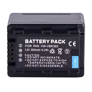 Camera battery for PANASONIC HC-V10 HC-V100 HC-V100M HC-V500 HC-V500M HC-V700 HC-V700M