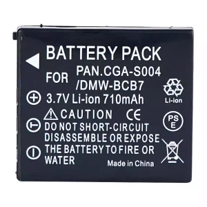Camera battery for PANASONIC CGA-S004 DMW-BCB7
