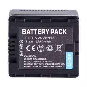 Camera battery for PANASONIC VW-VBN130