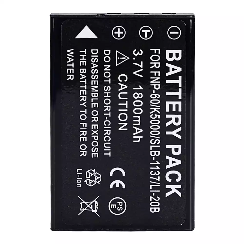 Camera battery for FUJIFILM NP-60 FNP-60.OLYMPUS LI-20B,SAMSUNG SLB-1037,SLB-1137.KODAK KLIC-5000.Pentax D-Li2.Ricoh DB-40 - Image 3