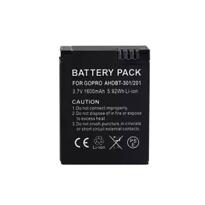 Camera battery for GoPro AHDBT-201 AHDBT-301 AHDBT-302