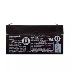 Battery for Panasonic LC-R061R3P