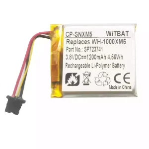 Replacement Bluetooth Headphone battery for Sony SP723741,723741