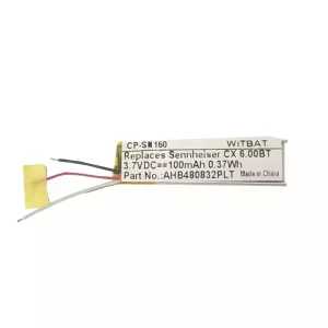Replacement Bluetooth Headphone battery for Sennheiser CX Sport,CX 6.00BT,CX 150BT,CX 350BT,OPPO Enco M31