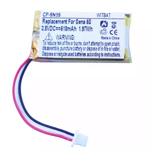 Replacement Bluetooth Headphone battery for Sena 5S SP77,XK602234
