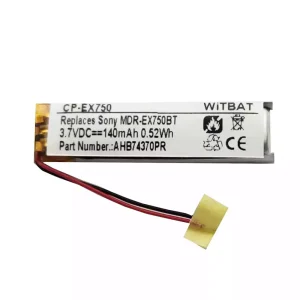 Replacement Bluetooth Headphone battery for Sony MUC-M2BT1,MDR-EX750BT,WI-C600N,Huawei Honor xSport AM61,WI-H700