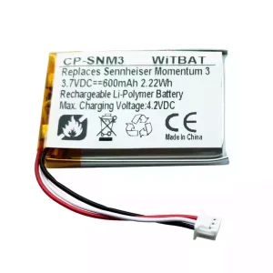 Replacement Bluetooth Headphone battery for Sennheiser M3 Wireless