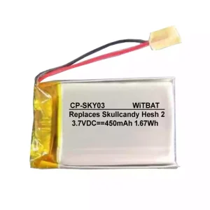 Replacement Bluetooth Headphone battery for Skullcandy Hesh 2,Hesh 3,Hesh Evo,Hesh ANC