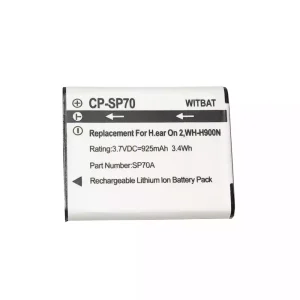 Replacement Bluetooth Headphone battery for Sony NP-SP70,SP70A,SP70B