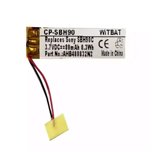 Replacement Bluetooth Headphone battery for Sony SBH90C,SBH82D,AHB480832N2