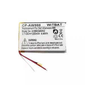 Replacement Bluetooth Headphone battery for Alienware AW988,AHB623450N2