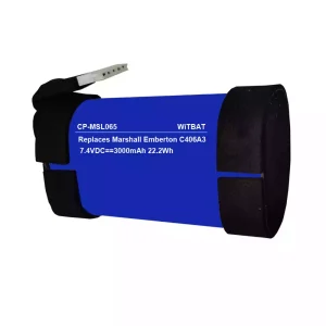 Replacement Bluetooth speaker battery for Marshall Stockwell 2,Stockwell II,Marshall Emberton,C406A3,C406A3-1