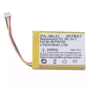 Replacement Bluetooth speaker battery for JBL GO 2,MLP284154