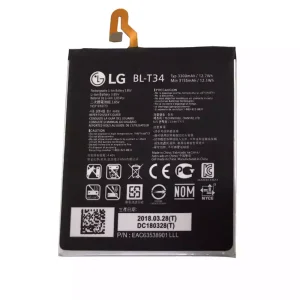 Phone battery BL-T34 for LG V30,H930