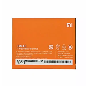 Phone battery BM45 for Xiaomi Redmi Hongmi Note 2