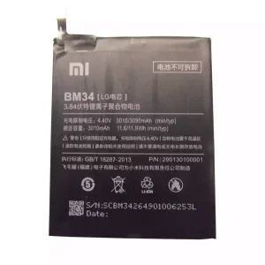 Phone battery BM34 for Xiaomi Mi Note Pro