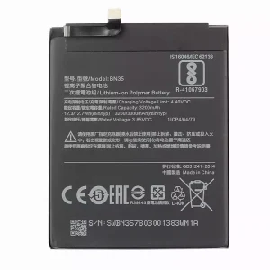 Phone battery BN35 for Xiaomi Redmi 5