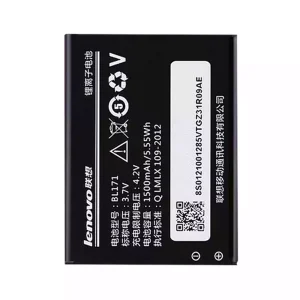 Phone battery BL171 for LENOVO A356,A368,A370e,A376,A60,A65,A390T