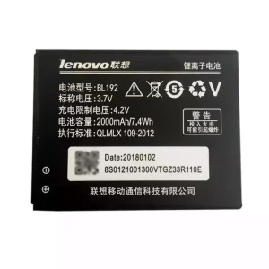 Phone battery BL192 for LENOVO A505E,A560,A680,A590,A338T,A750,A388T